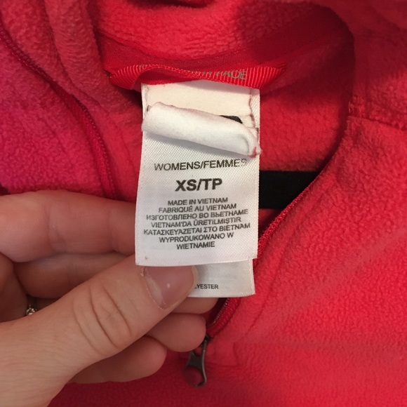 Pink Northface Quarter Zip - Picture 4 of 5